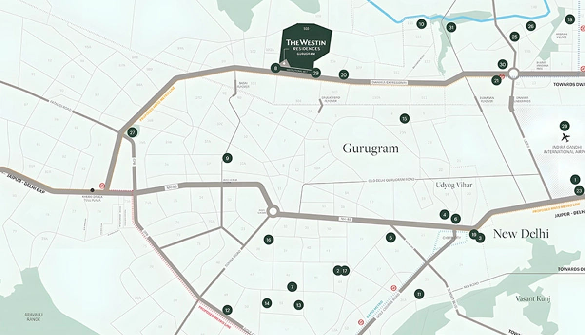 Westin Residences at Whiteland 103 Dwarka Expressway